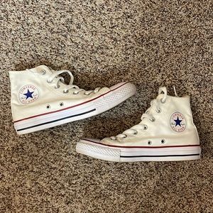 White high top converse